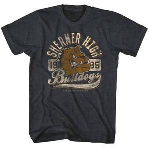 Breakfast Club Bulldog Black Heather Adult T-Shirt